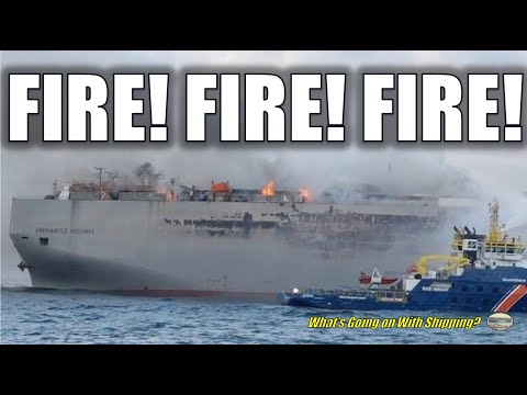 Fremantle Highway Catches Fire and Is Abandoned in the North Sea | At Least 1 Dead