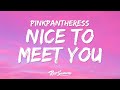 PinkPantheress Nice To Meet You Lyrics Ft Central Cee