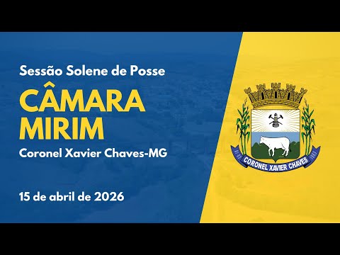 Sessão Solene de Diplomação e Posse da Câmara Mirim de Coronel Xavier Chaves-MG