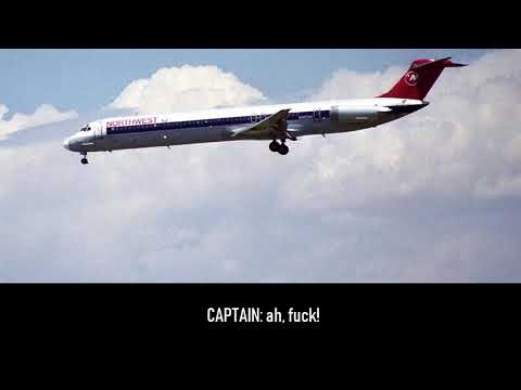 Northwest Airlines flight 255 Cockpit Voice Recorder (with subtitles)