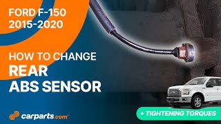 How to replace the Rear ABS Sensor 2015-2020 Ford F-150 🚗