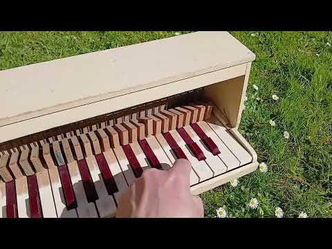 chromatic toy piano 25 keys Michelsonne Paris wooden hammers - MINT CONDITION - sound family : celesta mustel musical saw martenot Wurlitzer ... image 4