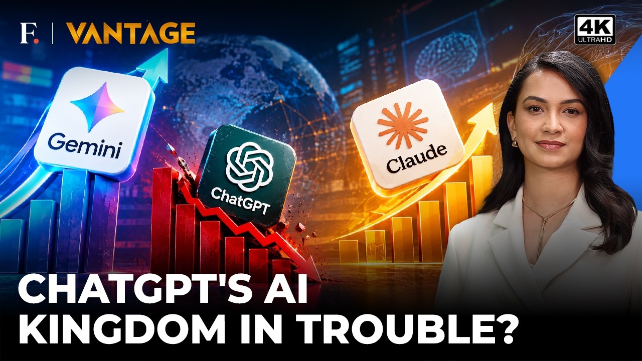 Why is OpenAI's ChatGPT Losing Market Share? | Vantage on Firstpost | 4K