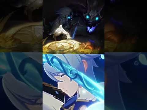 KINDRED (LOL) vs GENSHIN IMPACT (CHARACTER) #shorts