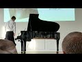 High School Graduate plays Chopin Fantasie Impromptu at graduation ceremony