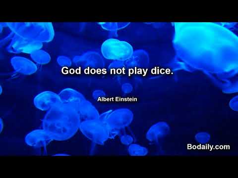 God does not play dice