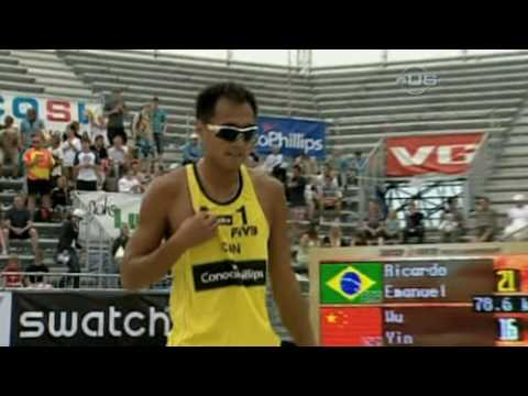 Ricardo and Emanuel beat China on beach from Universal Sports