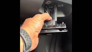 How to replace parking brake release handle on a Mercedes Benz C & E class W204 W212 and more