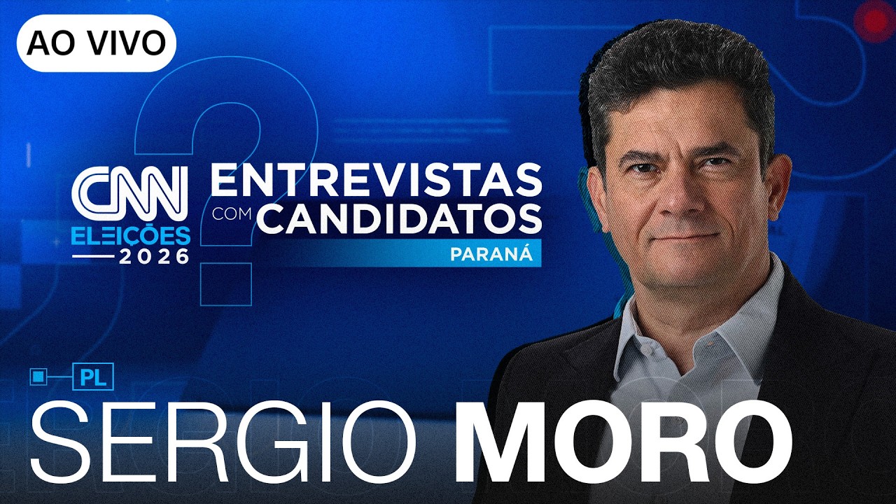 AO VIVO: ENTREVISTA COM SERGIO MORO (PL) AO GOVERNO DO PARANÁ | CNN ELEIÇÕES