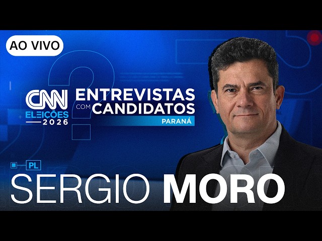 AO VIVO: ENTREVISTA COM SERGIO MORO (PL) AO GOVERNO DO PARANÁ | CNN ELEIÇÕES