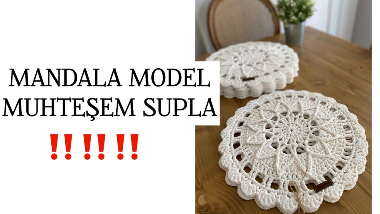 Çok istenen mandala supla yapımı♥️🌹‼️