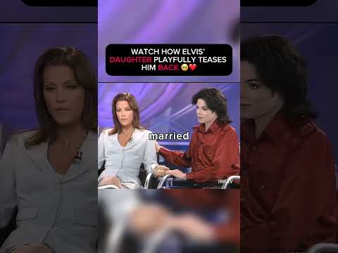 MICHAEL JACKSON AND ELVIS'S DAUGHTER WATCH HOW SHE PLAYFULLY TEASES HIMBACK