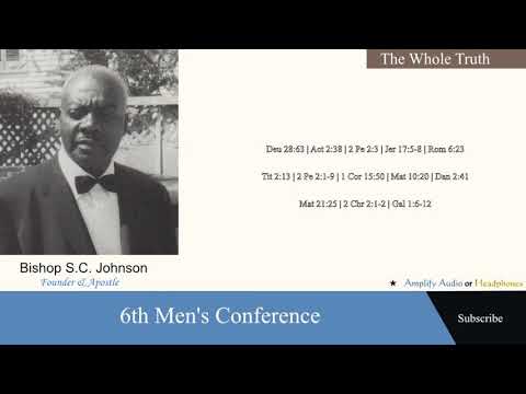 Bishop S.C. Johnson: 6th Men's National Conference