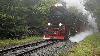 preview picture of video 'Die Brockenbahn - Aufnahmen zwischen Schierke und Drei Annen Hohne'
