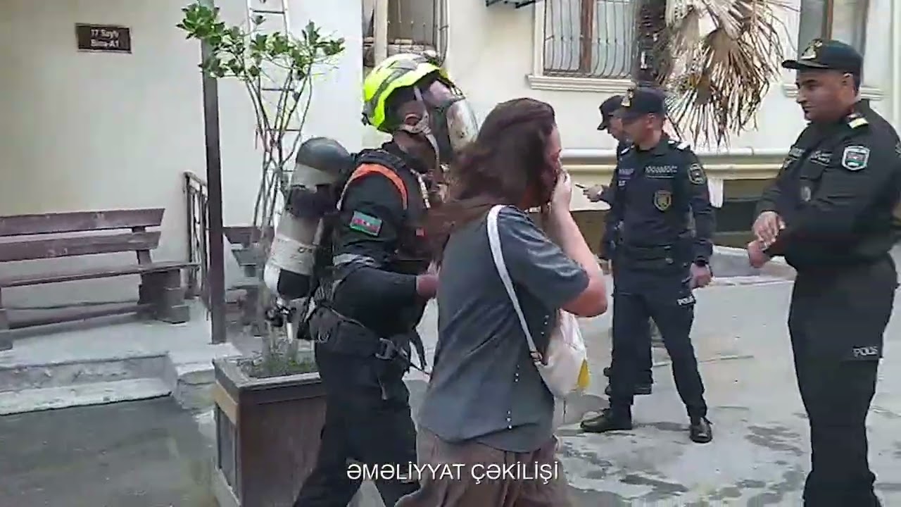 Xırdalanda “AAAF park” yaşayış kompleksində yanğın baş verib