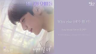 [ENG/HAN/ROM] What else (내가 뭘 더) - Jung Seung Hwan (정승환)  [Crushology 101 OST Part 5]