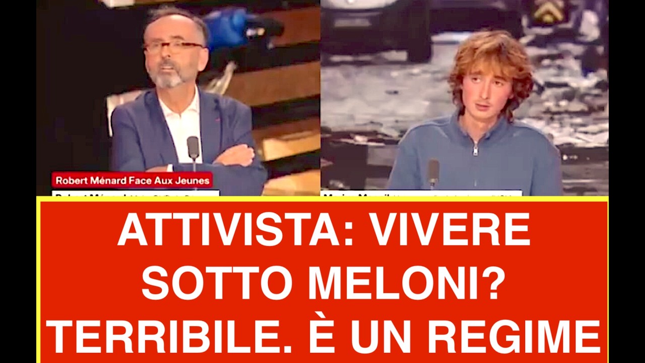 ATTIVISTA: VIVERE SOTTO MELONI? TERRIBILE. È UN REGIME