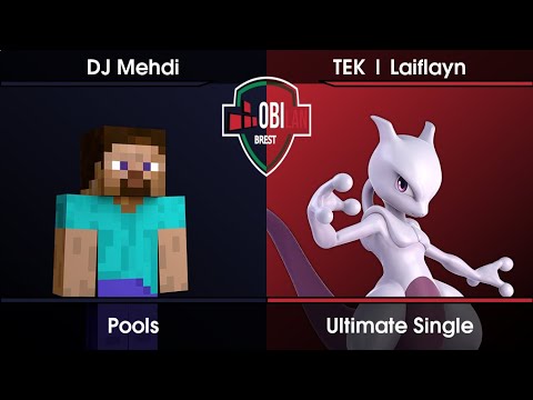 Obilan 2023 Pools - DJ Mehdi (Steve) Vs. TEK | Laiflayn (Mewtwo) SSBU Ultimate Tournament