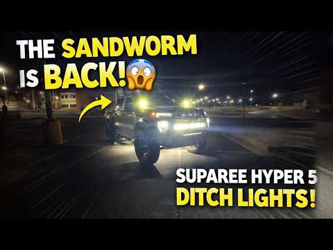 The Sandworm Is BACK | Suparee Hyper 5 Ditch Lights on My 2024 GMC Canyon