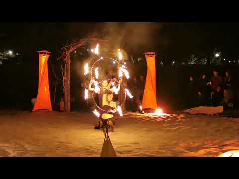 Partner Fire Hoop by DAEDRA PROJECT ► Anthropos Festival - UK - june 2019