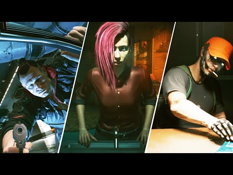 CYBERPUNK 2077 All 3 Intro Lifepath Missions (Nomad, Corpo, Street Kid) 1080p 60FPS HD