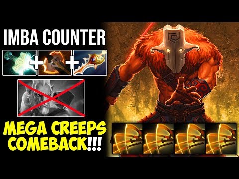 EPIC Mjollnir + BF + Rapier Yurnero Counter Full Slots PL - AMAZING MEGA CREEPS COMEBACK DOTA 2 7.21