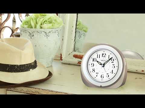 目覚まし時計 グレーメタリック KR336N [アナログ /電波自動受信機能有