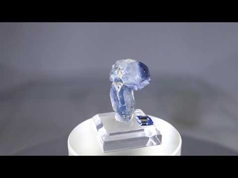 Benitoite Crystal and Gemstone Video