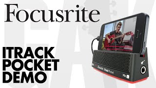 Video thumbnail for Focusrite - iTrack Pocket Demo at GAK by GAK