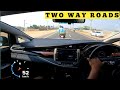 TOYOTA INNOVA FACELIFT INNOVA CRYSTA DRIVING VS CAR RIDER TWO WAY ROAD DRIVE