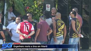 Engenheiro morto em ataque a bar de Niterói é sepultado em São Gonçalo 