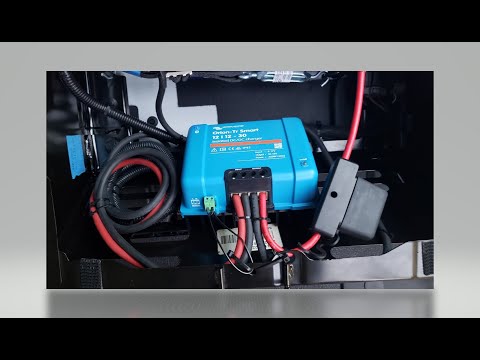 Victron DC-DC Charger 12 12 30 || DIY Installation under Passenger Seat || 2020 Ford Transit