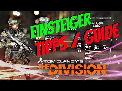 The Division: BEGINNER'S TIPS / GUIDE | Gameplay [PC] [LP] German/Deutsch [HD]