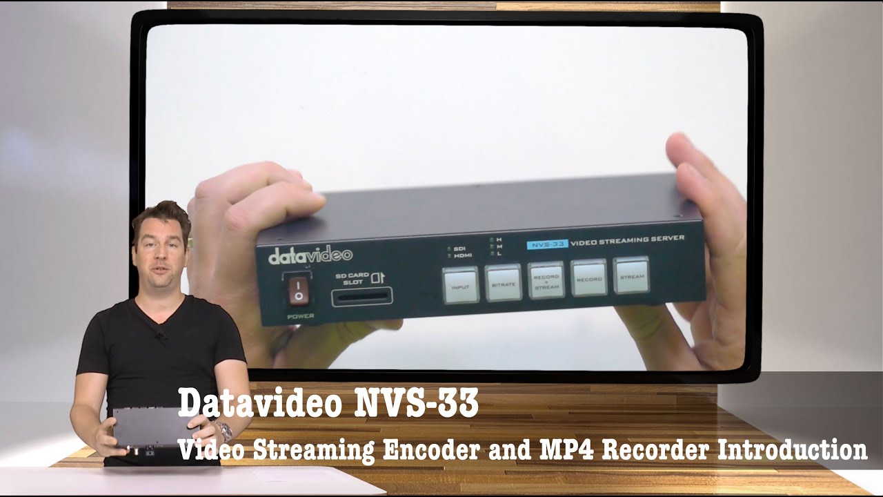 datavideo NVS-33 Video Streaming Encoder/Recorder