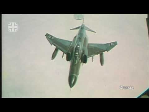 German F-4F Phantom IIs transatlantic flight for low-level training at Goose Bay, Canada