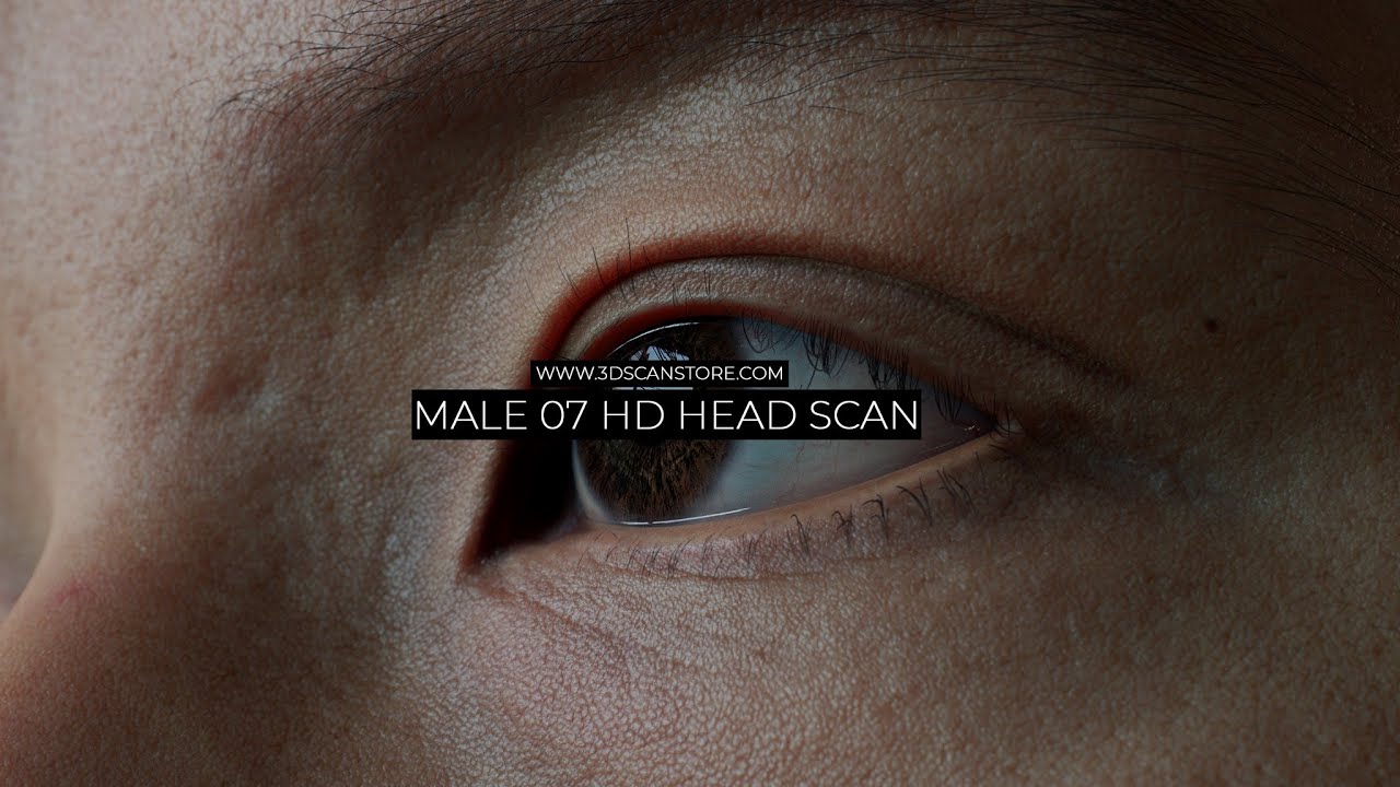 Male HD Head Scan Marmoset Scene