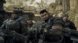 Gears of War: Reloaded - Downed Raven Chopper On The Long Road Home (Xbox Gameplay)