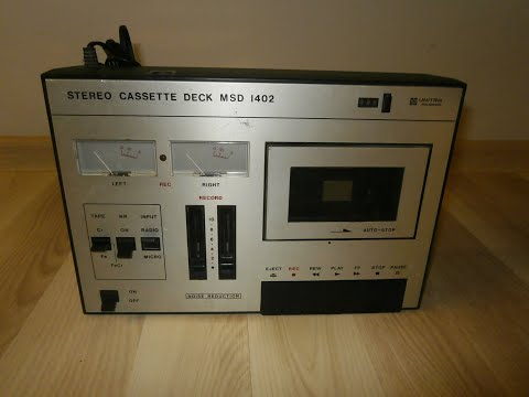 MAGNETOFON MAGMOR MSD 1402 UNITRA - FILM POGLĄDOWY