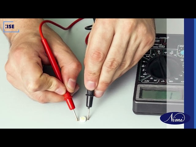 Test LED and photodiode to verify the photo emitting effect