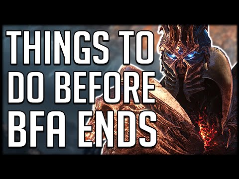 The MOST IMPORTANT THINGS To Get Done BEFORE Shadowlands Releases