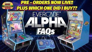 Evercade Alpha Pre Orders Go Live Plus FAQs.. Also What Have I Purchased??
