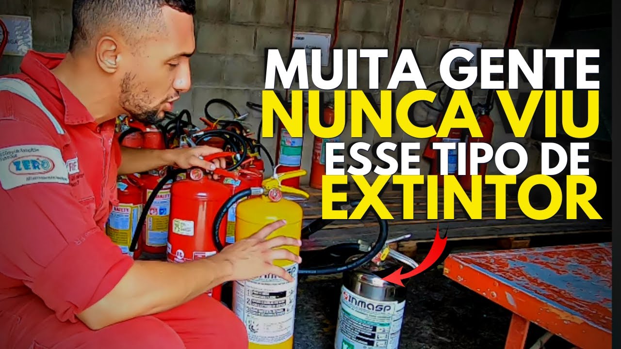 3 Extintores de Incêndio NÃO TÃO COMUNS