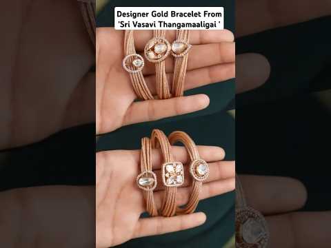 Designer Gold Bracelet From 'Sri Vasavi Thangamaaligai '