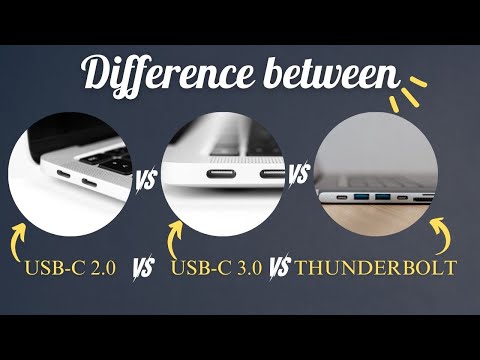 USB-C 2.0 vs 3.0 vs Thunderbolt – Which One Should You Use in 2025?