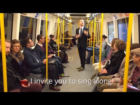 Strangers on Perth Train Burst into Singing Bob Marley.