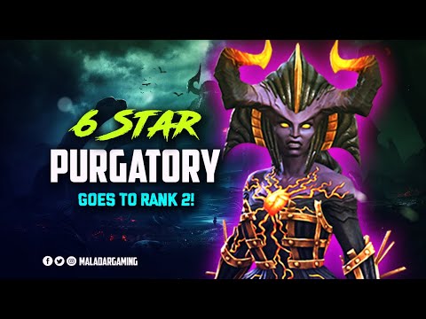 6 Star Purgatory goes to Rank 2! Rank Up & Gameplay - MCOC