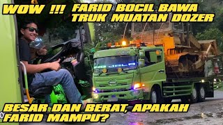 Download lagu Menegangkan !!! Bocil Farid Bawa Truk Bermuatan Dozer Super Berat, Nanjak Sitinjau Lauik mp3