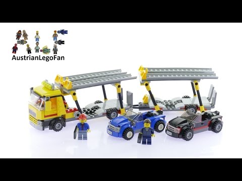 Vidéo LEGO City 60060 : Le camion de transport de voitures