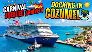 Carnival Jubilee Dockingin Cozumel 2026