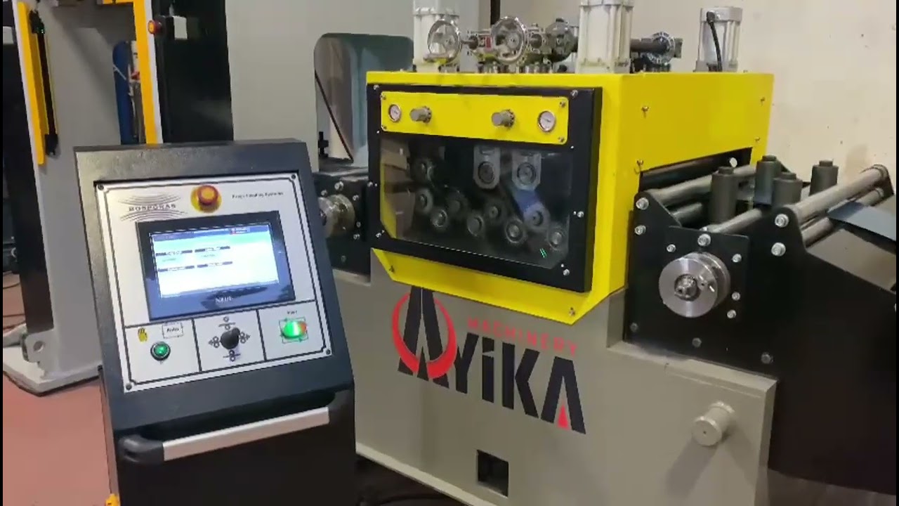 DECOILER / STRAIGHTENER & FEEDER COMPACT PRESS FEEDING BOSPORAS